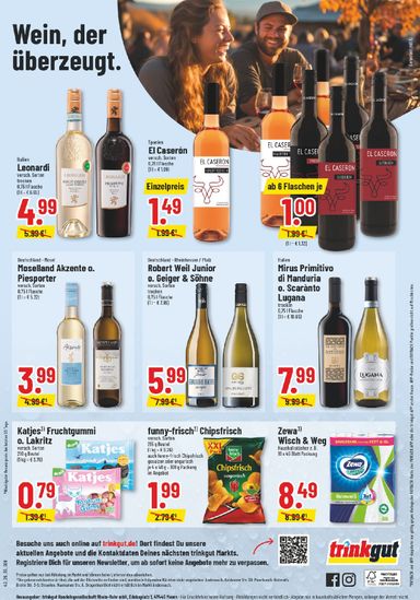 Prospekt Trinkgut - Trinkgut gültig ab 19.10. bis 24.10. - seite 10