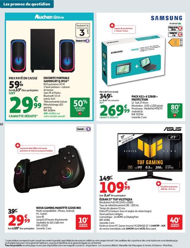 Catalogue Auchan - Auchan valable dès le 13/10 au 25/10 - page 62
