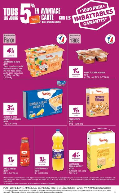 Catalogue Netto - Netto - Maxi Volumes valable dès le 27/10 au 09/11 - page 3