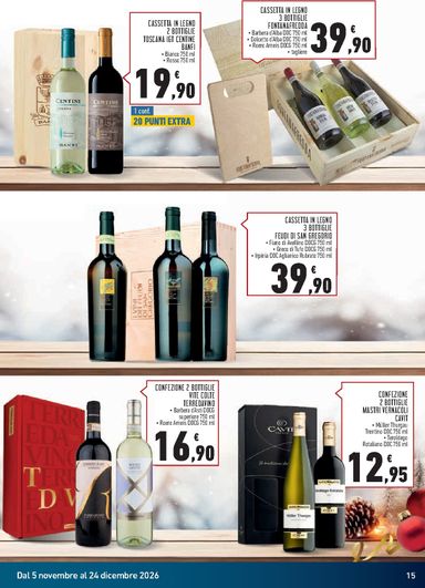 Volantino Spazio Conad - Spazio Conad - Ceste & vini valido dal 05/11 al 24/12 - pagina 15