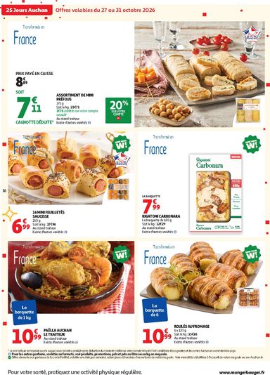 Catalogue Auchan - Auchan - 25 jours valable dès le 27/10 au 01/11 - page 16
