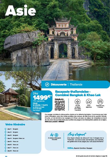 Catalogue Carrefour Market - Carrefour Market - Voyages valable dès le 22/01 au 31/12 - page 50