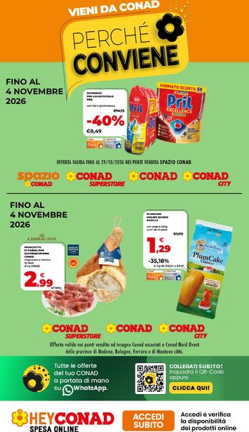 Volantino Spazio Conad - Spazio Conad - Perché Conviene valido dal 22/10 al 04/11 - pagina 1