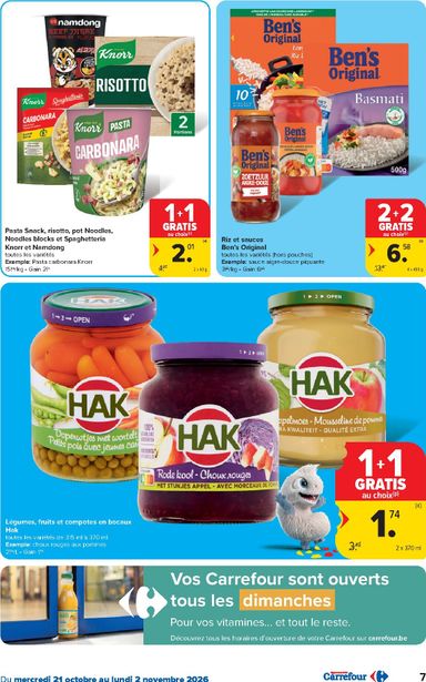 Folder Carrefour - Carrefour Hypermarchés van 21/10 tot 02/11 - side 7