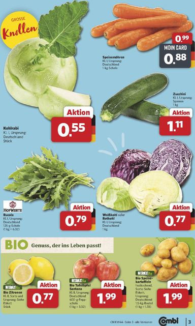 Prospekt Combi - Combi gültig ab 26.10. bis 30.10. - seite 3