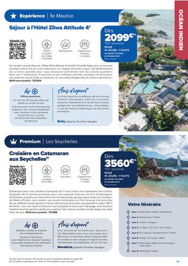 Catalogue Carrefour Market - Carrefour Market - Séjours & Circuits valable dès le 14/08 au 30/10 - page 41