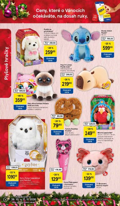 Leták Tesco - Tesco - Vánoční katalog hraček od 26.10. do 17.11. - strana 4