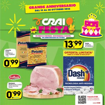 Volantino Crai - Crai - Palermo — Sicilia valido dal 15/10 al 28/10 - pagina 1