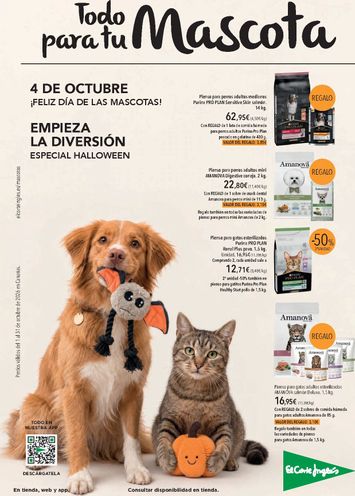Folleto El Corte Inglés - El Corte Inglés - Todo para tu mascota del 01/10 al 31/10 - página 1
