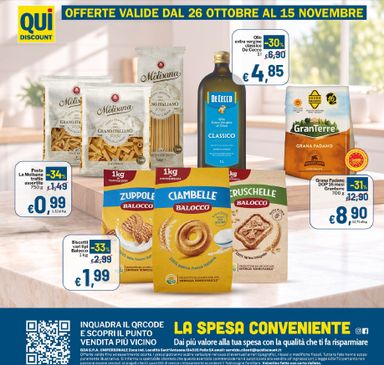 Volantino Qui discount - Qui discount valido dal 20/10 al 01/11 - pagina 12