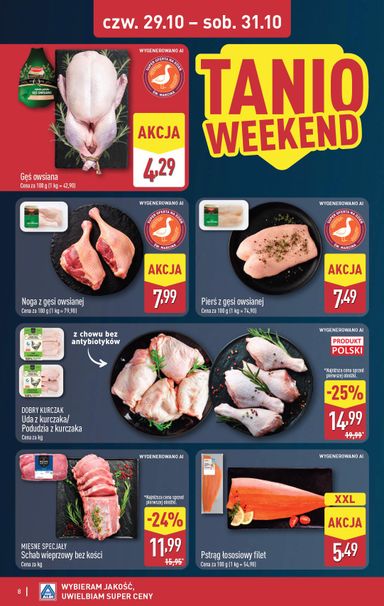 Gazetka ALDI - ALDI - Oferta weekendowa od 29.10. do 31.10. - strona 8