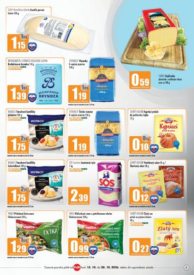 Leták COOP Jednota - COOP Jednota - Galanta od 15.10. do 28.10. - strana 5