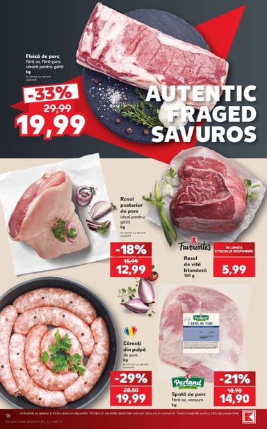 Catalogul Kaufland - Kaufland de la 28.10. până la 03.11. - pagina 16