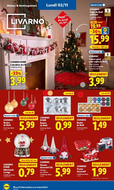 Catalogue Lidl - Lidl valable dès le 29/10 au 04/11 - page 54