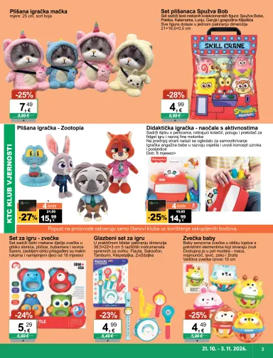 Katalog KTC - KTC - Igračke i Tekstil vrijedi od 21.10. do 03.11. - stranica 3