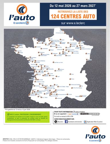 Catalogue E.Leclerc - E.Leclerc - L'auto valable dès le 12/05 au 27/03 - page 148