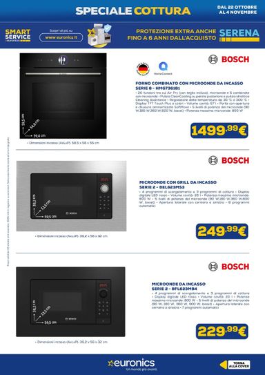 Volantino Euronics - Euronics - Cottura valido dal 22/10 al 04/11 - pagina 8