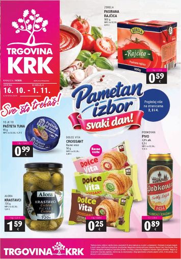 Katalog Trgovina Krk - Trgovina Krk vrijedi od 16.10. do 01.11. - stranica 1
