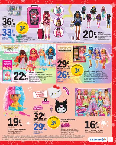 Catalogue E.Leclerc - E.Leclerc - Jouets de Noël valable dès le 20/10 au 05/12 - page 31
