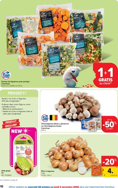 Folder Carrefour - Carrefour Hypermarchés van 28/10 tot 09/11 - side 18