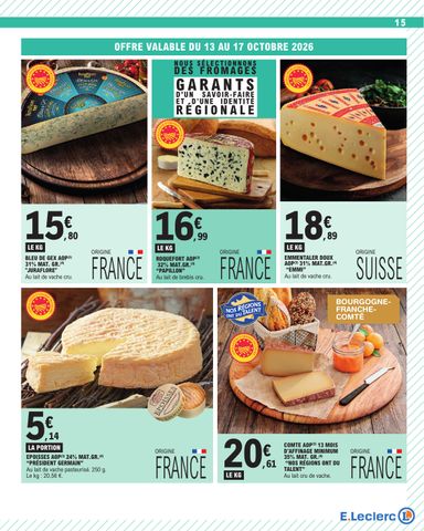Catalogue E.Leclerc - E.Leclerc - Nos promos du moment valable dès le 13/10 au 24/10 - page 15