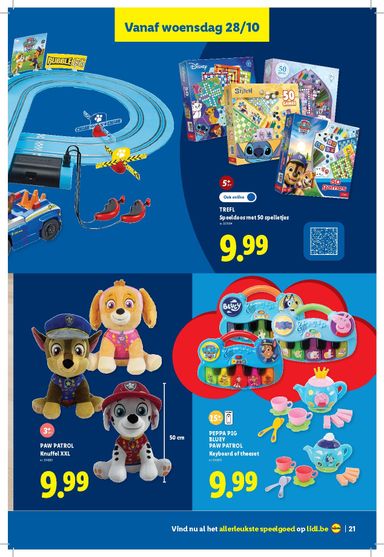 Folder Lidl - Lidl - Speelgoedboekje van 21/10 tot 24/11 - side 21