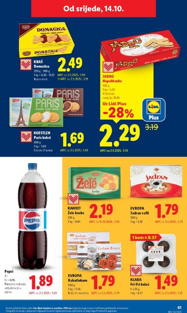 Katalog Lidl - Lidl vrijedi od 12.10. do 18.10. - stranica 61