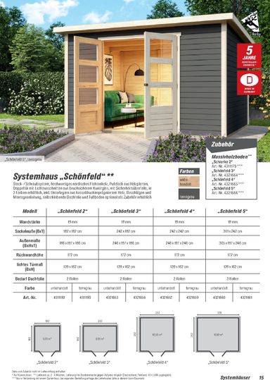 Prospekt toom - Toom - Gartenhäuser & Carports gültig ab 01.03. bis 31.12. - seite 15
