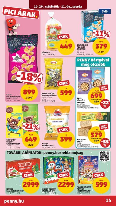 Akciós újság PENNY - PENNY érvényes 10.29.-tól 11.04.-ig - 18 oldal