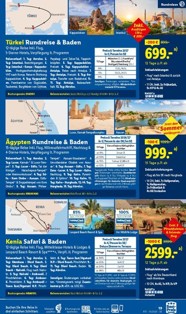 Prospekt Lidl - Lidl - Reise-Highlights gültig ab 14.10. bis 15.11. - seite 19