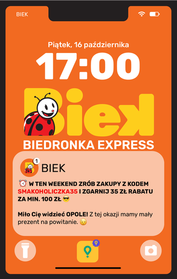 Leták Biedronka Poľsko - Biedronka Poľsko - Biek od 16.10. do 18.10. - strana 1