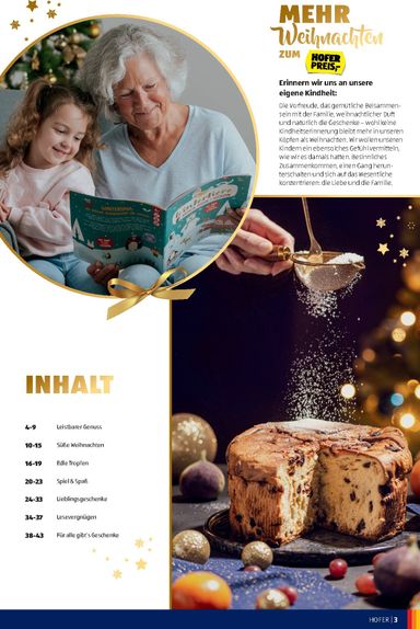 Leták Hofer Rakúsko - Hofer Rakúsko - Unser Weihnachtskatalog od 30.10. do 31.12. - strana 3