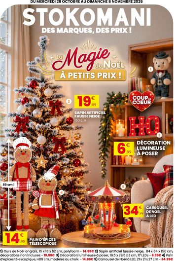 Catalogue Stokomani - Stokomani valable dès le 28/10 au 08/11 - page 1