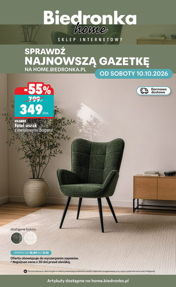 Leták Biedronka Poľsko - Biedronka Poľsko - Home od 10.10. do 31.10. - strana 1