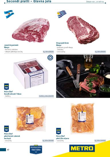 Katalog Metro - Metro - Poslovna rješenja - Trattoria vrijedi od 04.03. do 31.12. - stranica 47