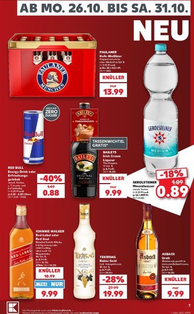 Leták Kaufland Německo - Kaufland Německo od 26.10. do 31.10. - strana 7