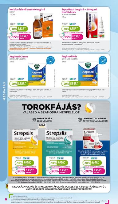 Akciós újság Kulcs Patikák - Kulcs Patika érvényes 10.01.-tól 10.31.-ig - 6 oldal