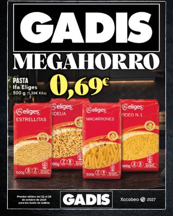 Folleto Gadis - Gadis del 22/10 al 28/10 - página 1