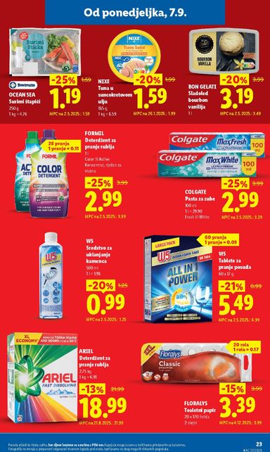 Katalog Lidl - Lidl - Svaki tjedan trajno snižene cijene vrijedi od 05.10. do 31.10. - stranica 23