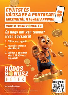 OBI akciós újság, érvényes keddtől 09.29.