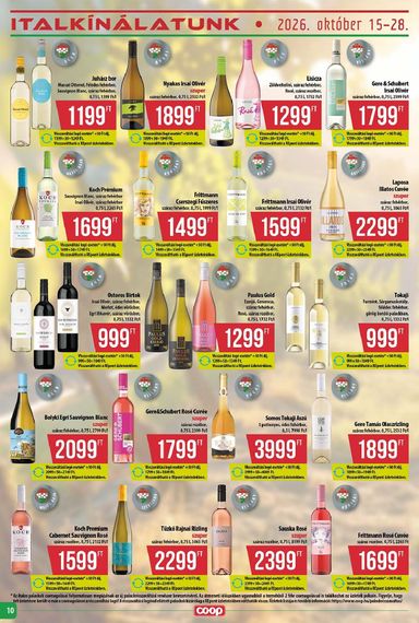 Akciós újság Coop - Coop - Abc-Szuper érvényes 10.22.-tól 10.28.-ig - 10 oldal