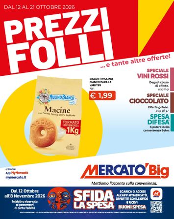 Volantino Mercatò Big - Mercatò Big valido dal 12/10 al 21/10 - pagina 1
