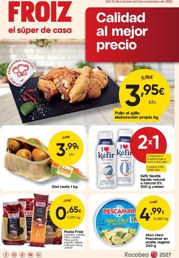 Folleto Froiz - Froiz - Súper del 15/10 al 02/11 - página 1