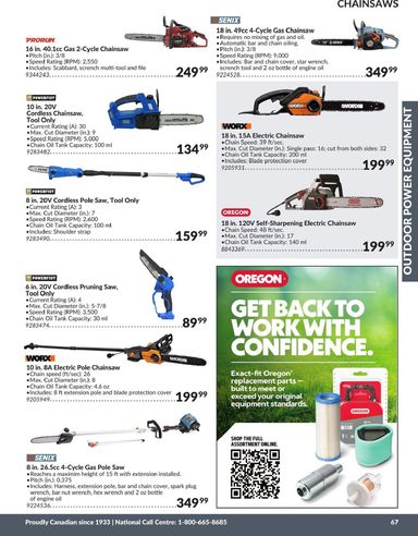 Flyer Princess Auto - Princess Auto - Outdoor Power Equipment valid since 04-21 until 12-31 - page 19