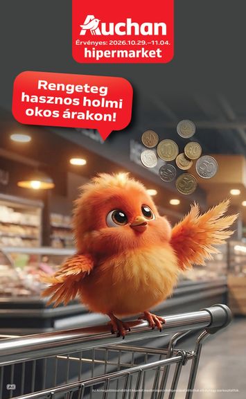 Akciós újság Auchan - Auchan - Filléres ajánlataink érvényes 10.29.-tól 11.04.-ig - 1 oldal