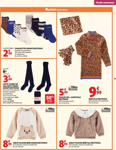 Catalogue Auchan - Auchan - Café, automne hypers valable dès le 06/10 au 18/10 - page 59