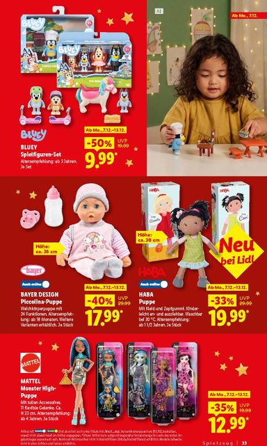 Prospekt Lidl - Lidl - Entdecke zahlreiche Geschenkideen gültig ab 19.10. bis 24.12. - seite 33