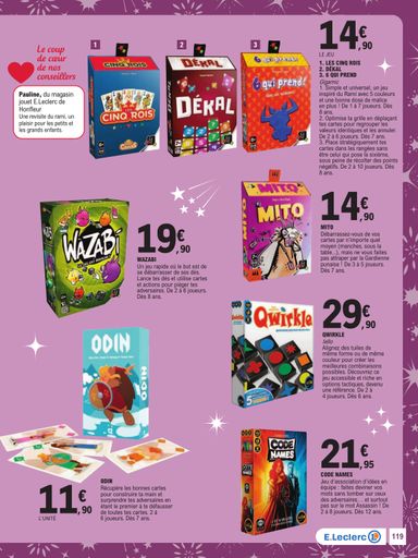 Catalogue E.Leclerc - E.Leclerc - Jouets valable dès le 13/10 au 05/12 - page 119