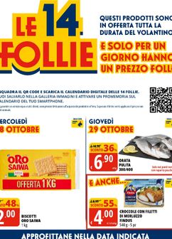 Volantini Tigros da mercoledì 28/10
