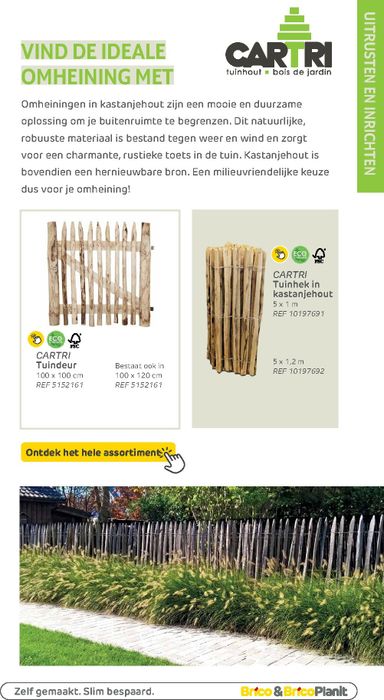 Folder Brico - Brico - Tuin catalogus van 01/03 tot 31/12 - side 255